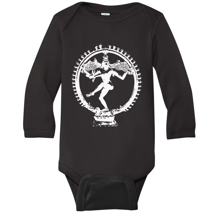 Nataraja Hindu Mythology Shaivism God Shiva Lord Of Dance Baby Long Sleeve Bodysuit