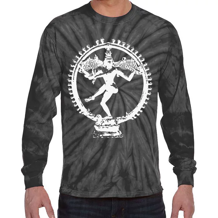 Nataraja Hindu Mythology Shaivism God Shiva Lord Of Dance Tie-Dye Long Sleeve Shirt