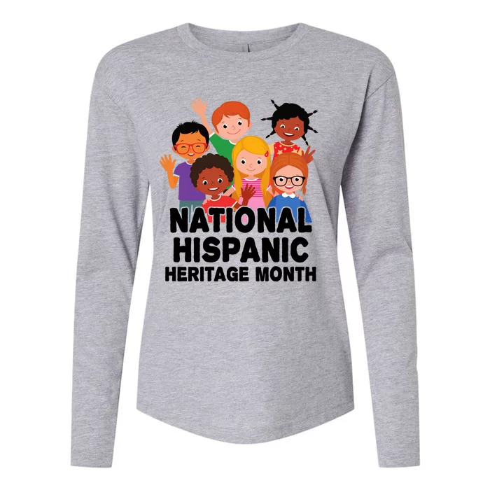 National Hispanic Month Celebration Womens Cotton Relaxed Long Sleeve T-Shirt