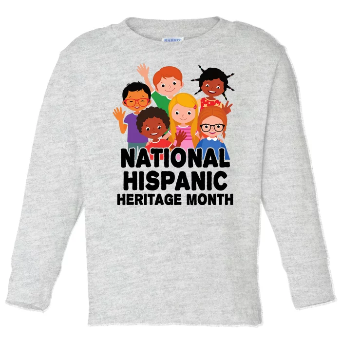 National Hispanic Month Celebration Toddler Long Sleeve Shirt