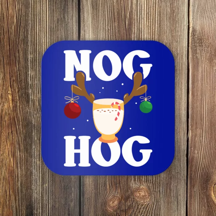 Nog Hog Meaningful Gift National Eggnog Day Meaningful Gift Egg Nog Christmas Ho Coaster