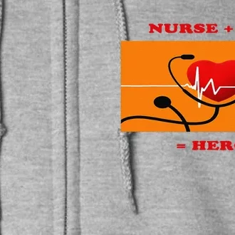 Nurse Hero Mom Nurses Week Happy Mothers Day Full Zip Hoodie