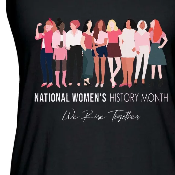 National History Month 2024 Ladies Essential Flowy Tank