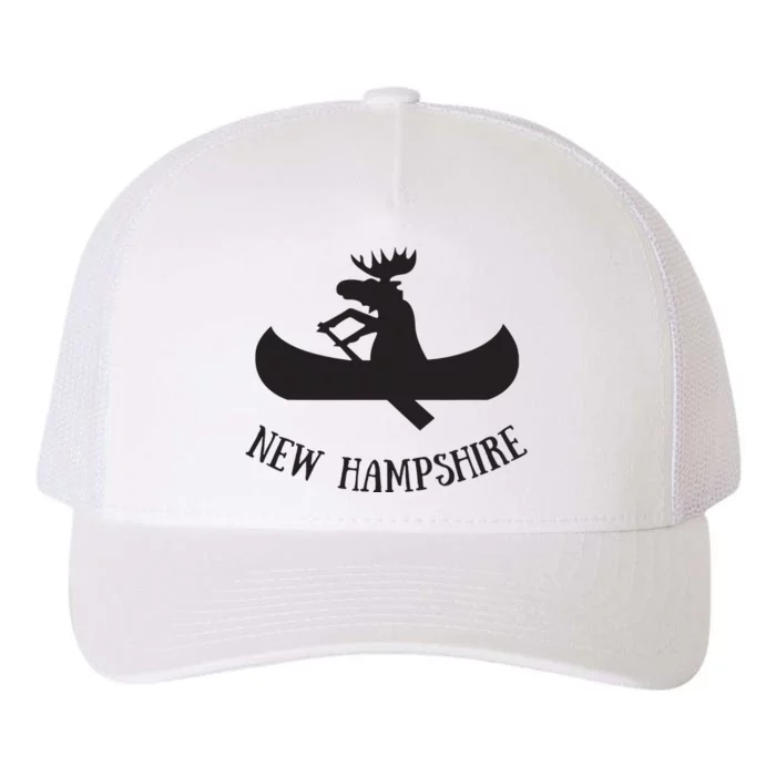 New Hampshire Moose Canoe Vacation Yupoong Adult 5-Panel Trucker Hat