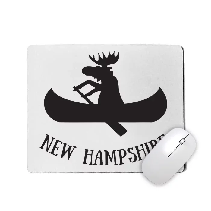 New Hampshire Moose Canoe Vacation Mousepad