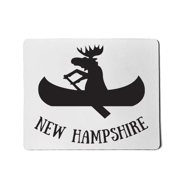 New Hampshire Moose Canoe Vacation Mousepad