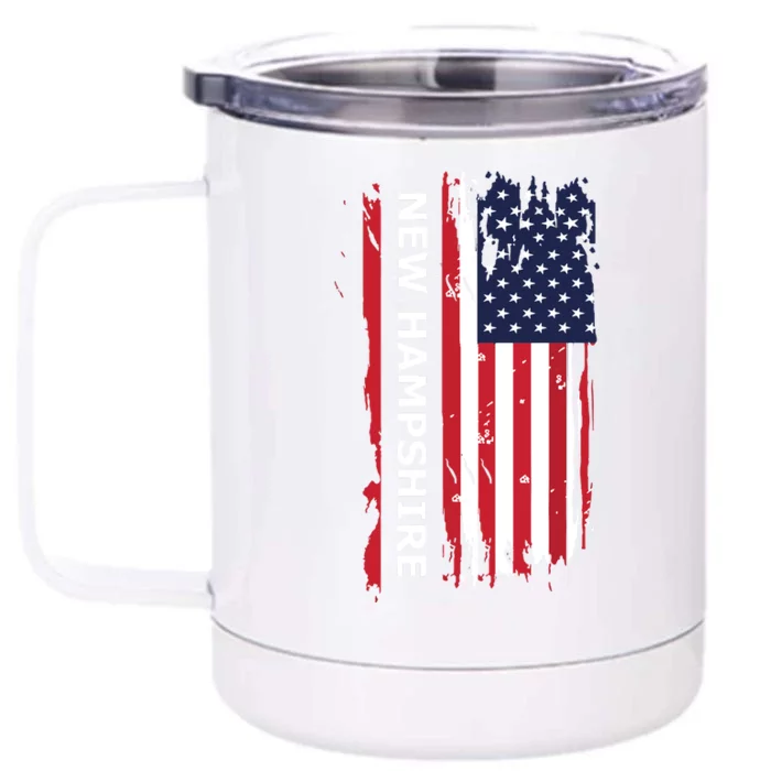 New Hampshire Front & Back 12oz Stainless Steel Tumbler Cup