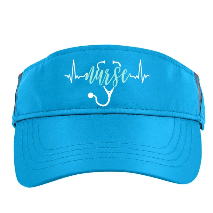 Nurse Heartbeat Nursery Nursing Nurses Collection Gift Adult Drive Performance Visor