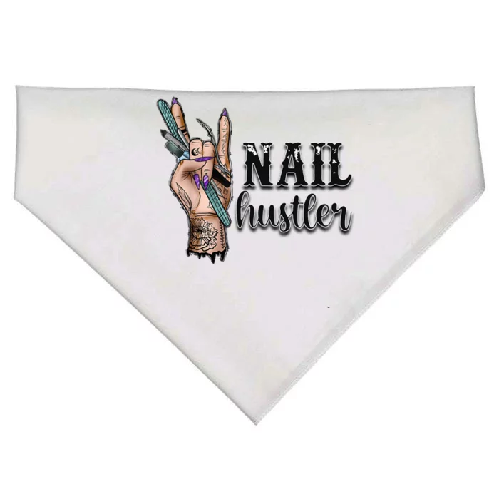 Nail Hustler Nail Technician USA-Made Doggie Bandana