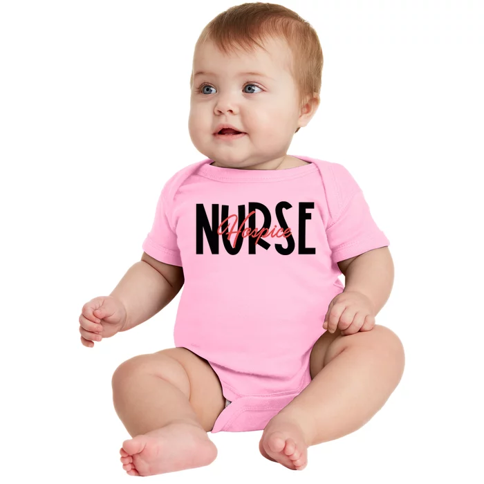 Novelty Hospice Nurse Pocket Hospice Nurse Life Appreciation Gift Baby Bodysuit