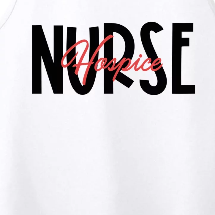 Novelty Hospice Nurse Pocket Hospice Nurse Life Appreciation Gift Performance Tank