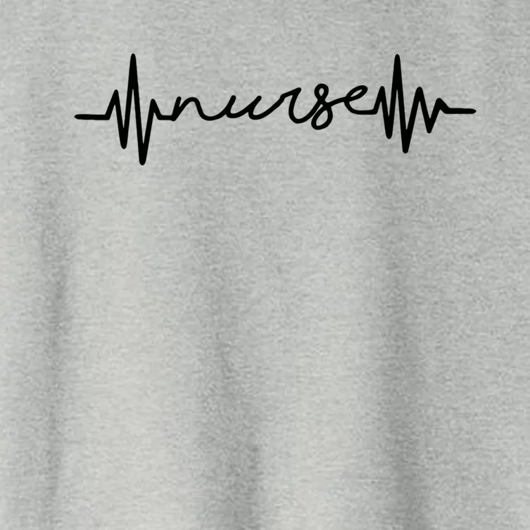 Nurse Heartbeat Nursery Gift Women's Crop Top Tee