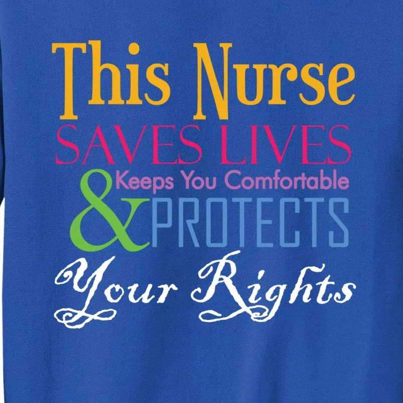 Nurse Hero Novelty Gift Tall Sweatshirt