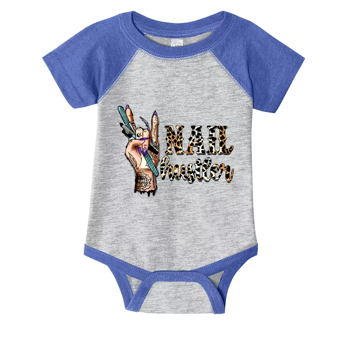 Nail Hustler Nail Tech Manicurist Nail Polish Art Nail Boss Infant Baby Jersey Bodysuit