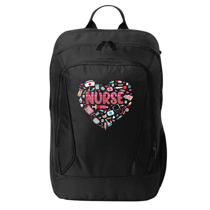 Nurse Heart Nursing Hospital Gift City Backpack