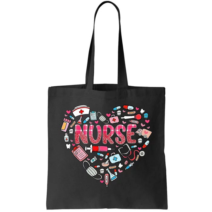 Nurse Heart Nursing Hospital Gift Tote Bag