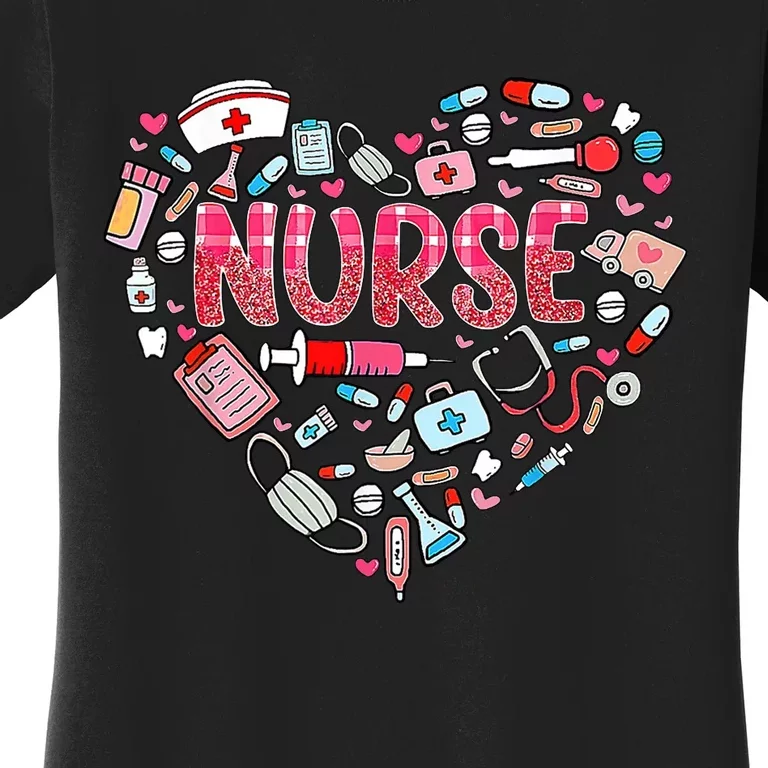 Nurse Heart Nursing Hospital Gift Women's T-Shirt