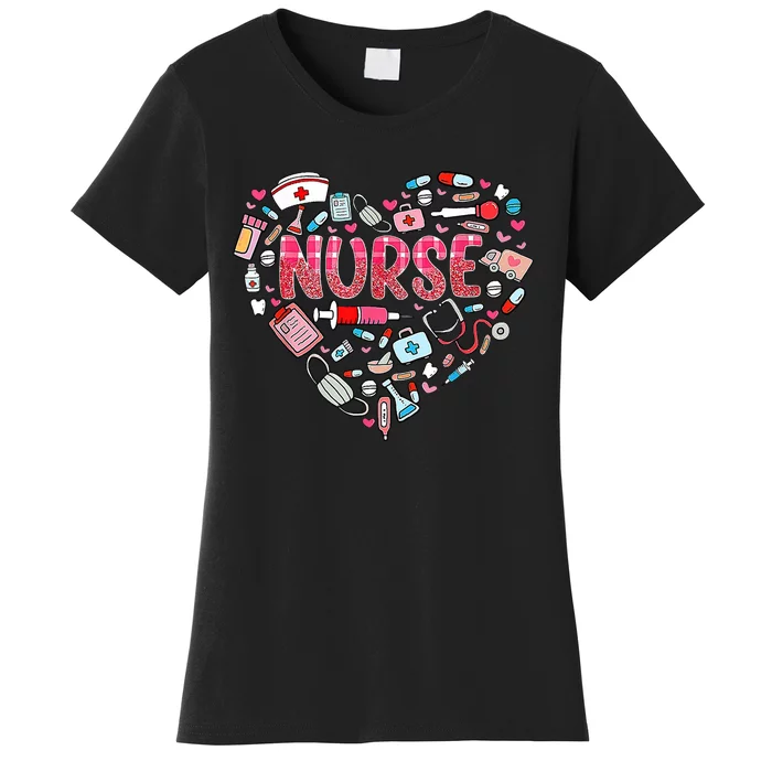 Nurse Heart Nursing Hospital Gift Women's T-Shirt