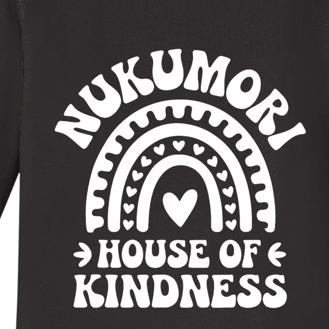 Nukumori House Of Kindness Boho Heart Rainbow Baby Long Sleeve Bodysuit