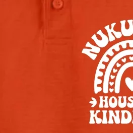 Nukumori House Of Kindness Boho Heart Rainbow Dry Zone Grid Performance Polo