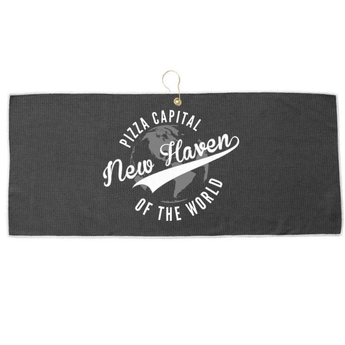 New Haven Pizza Capital Of The World Connecticut Large Microfiber Waffle Golf Towel