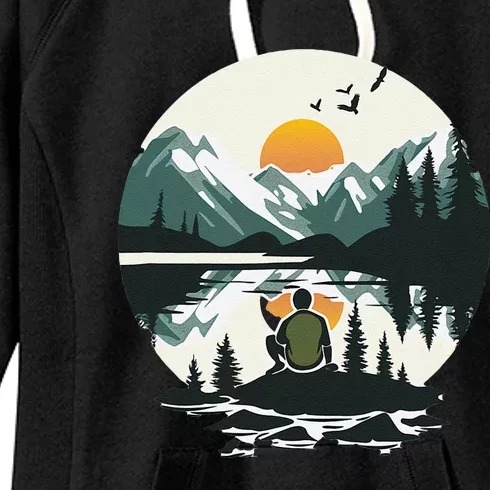 Nature Happy Place Women's Fleece Hoodie