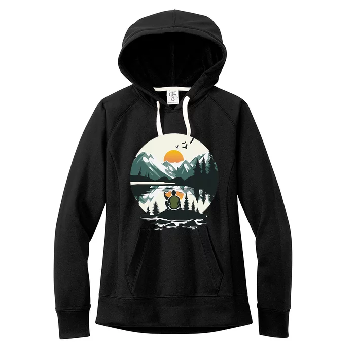 Nature Happy Place Women's Fleece Hoodie