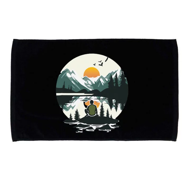 Nature Happy Place Microfiber Hand Towel