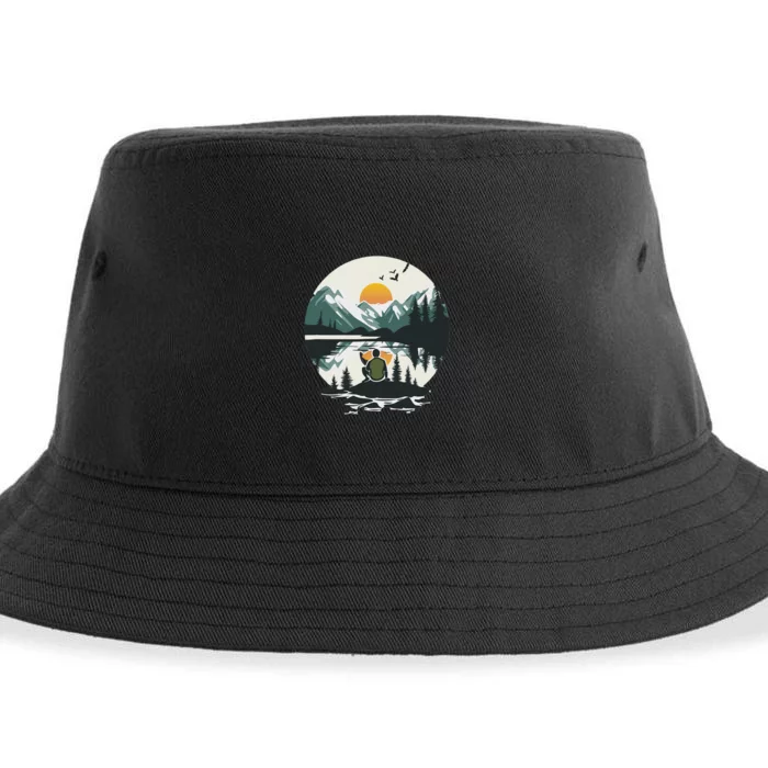 Nature Happy Place Sustainable Bucket Hat