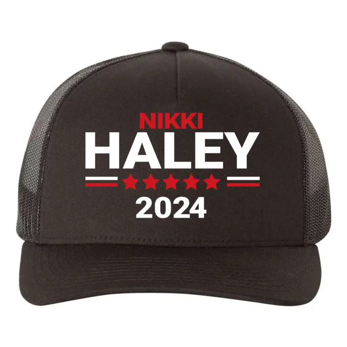 Haley For President 2024 Campaign Yupoong Adult 5-Panel Trucker Hat