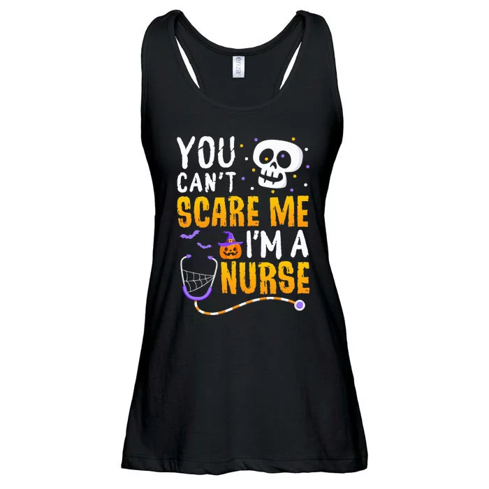 Nurse Halloween RN Witch Boo Funny Costume Ladies Essential Flowy Tank