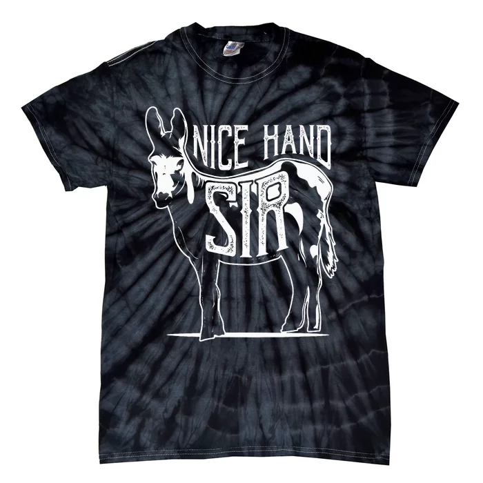 Nice Hand Sir Donkey Poker Funny Gambling Tie-Dye T-Shirt