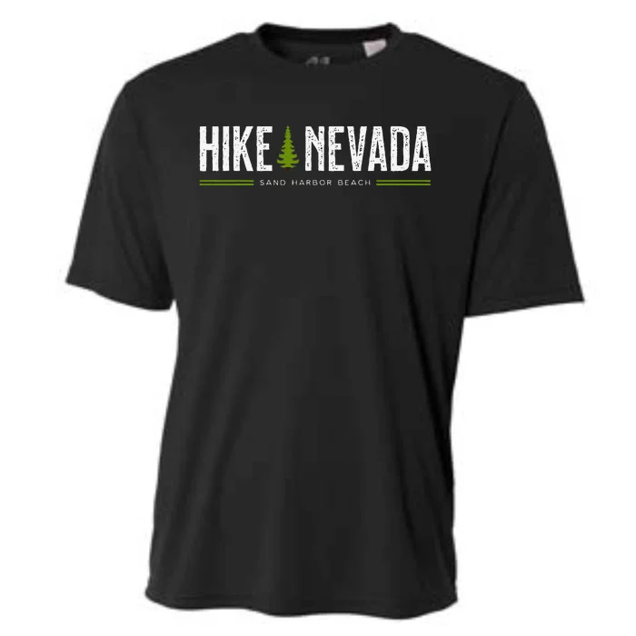 Nevada Hike Sand Harbor Beach Tree Retro Cooling Performance Crew T-Shirt