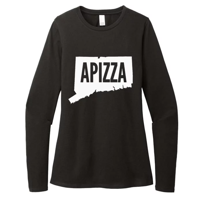 New Haven Style Apizza In Connecticut Womens CVC Long Sleeve Shirt