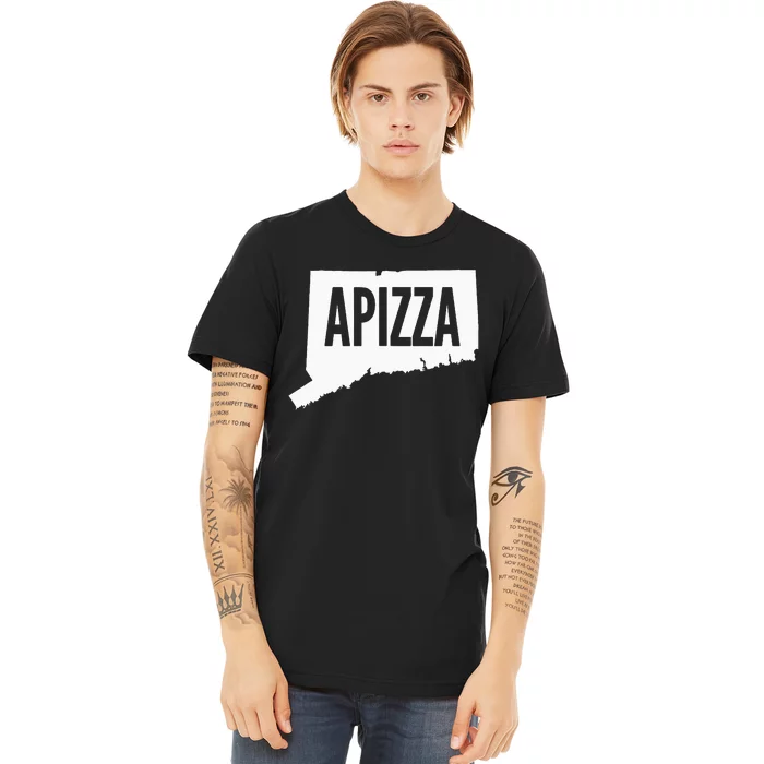 New Haven Style Apizza In Connecticut Premium T-Shirt