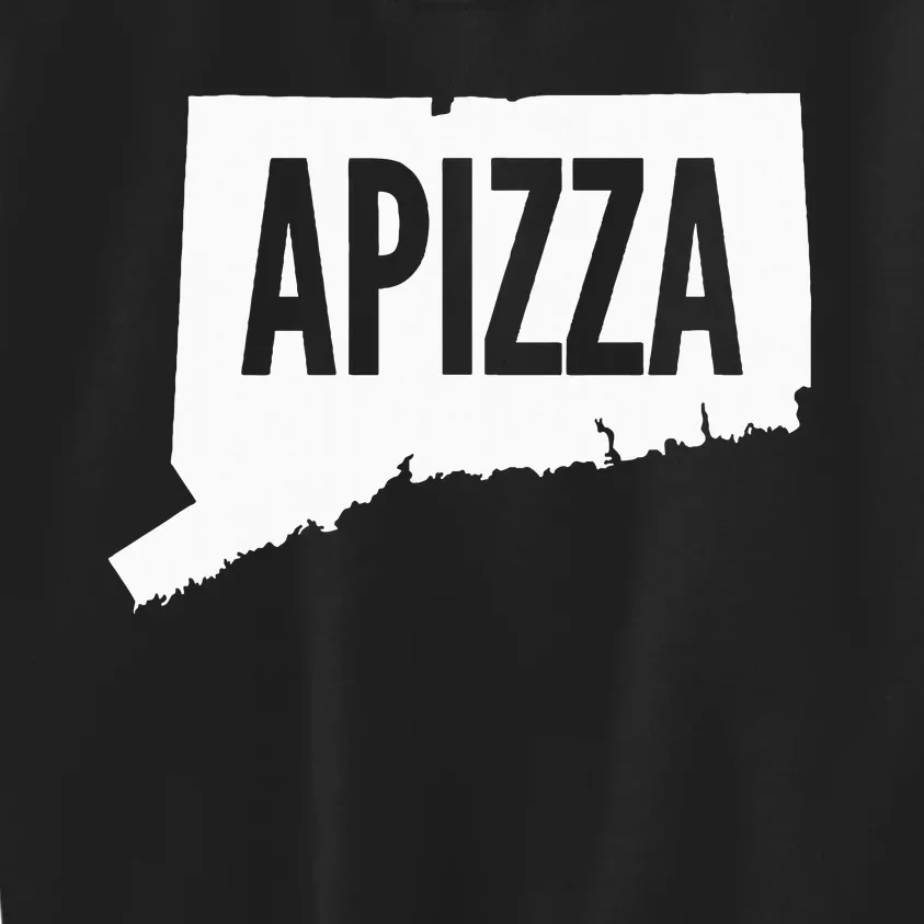 New Haven Style Apizza In Connecticut Kids Sweatshirt