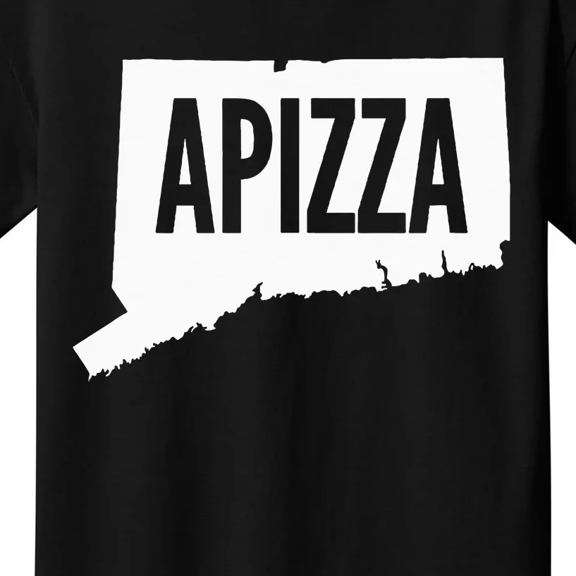 New Haven Style Apizza In Connecticut Kids T-Shirt