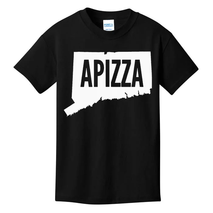 New Haven Style Apizza In Connecticut Kids T-Shirt