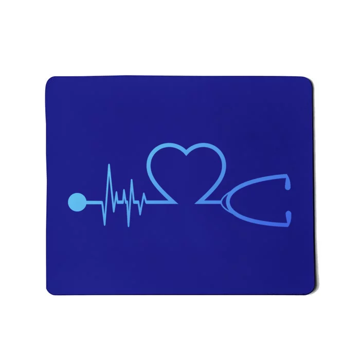 Nurse Heartbeat Stethoscope Gift Mousepad