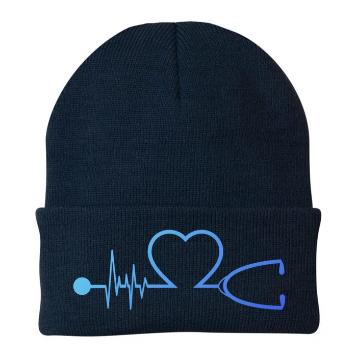 Nurse Heartbeat Stethoscope Gift Knit Cap Winter Beanie