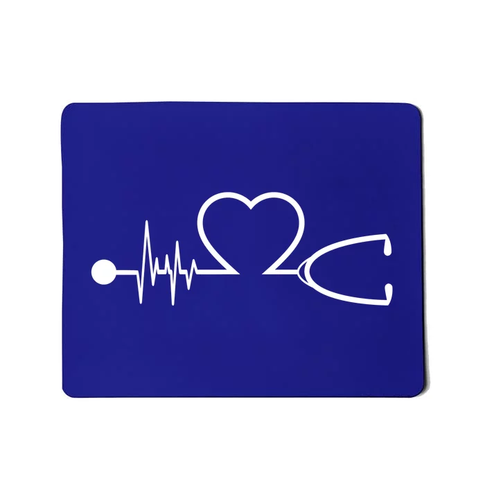 Nurse Heartbeat Stethoscope Gift Mousepad