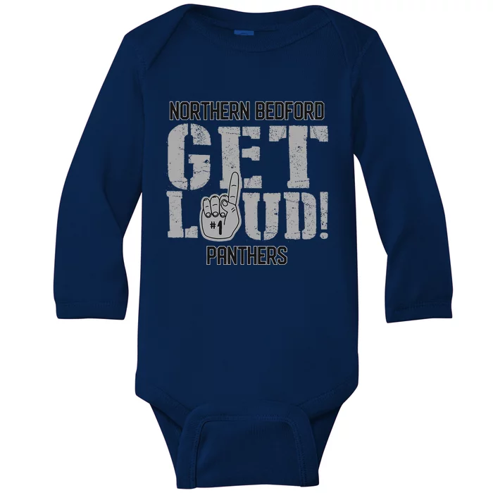 Northeast High School Get Loud Eagles Baby Long Sleeve Bodysuit