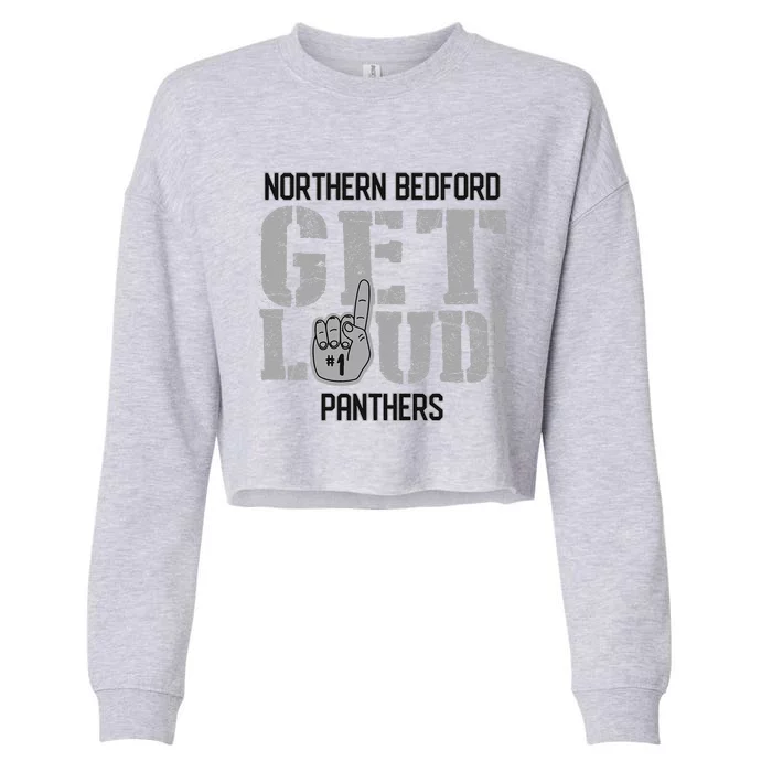 Northeast High School Get Loud Eagles Cropped Pullover Crew