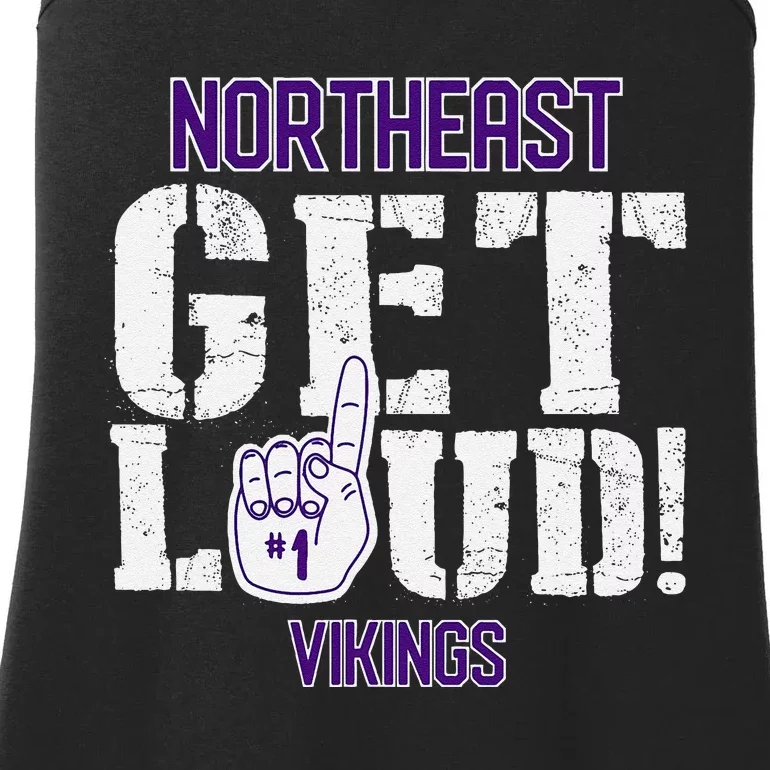 Northeast High School Get Loud Vikings Ladies Essential Tank