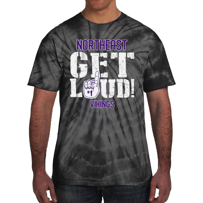 Northeast High School Get Loud Vikings Tie-Dye T-Shirt