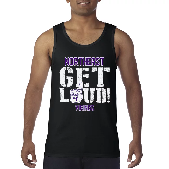 Northeast High School Get Loud Vikings Tank Top