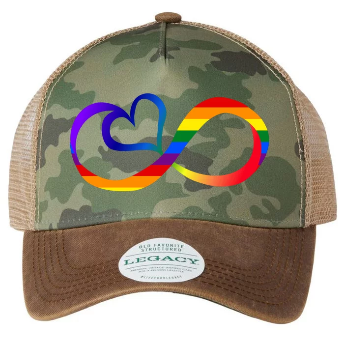 Neurodiversity Heart Symbol Legacy Tie Dye Trucker Hat