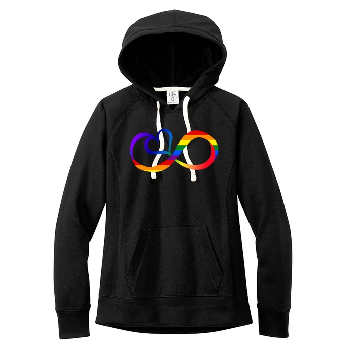 Neurodiversity Heart Symbol Women's Fleece Hoodie