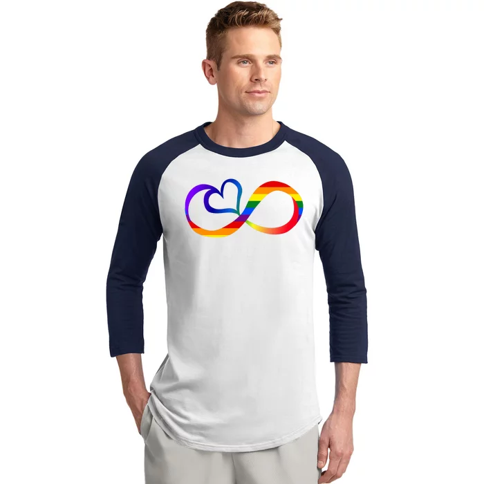 Neurodiversity Heart Symbol Baseball Sleeve Shirt