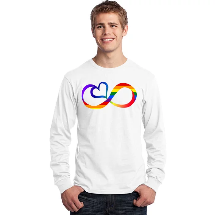 Neurodiversity Heart Symbol Tall Long Sleeve T-Shirt